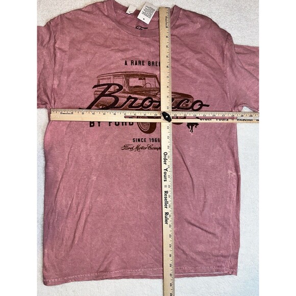 Ford Bronco Rare Breed Light Pink Faded Unisex Tshirt Size M - Picture 8 of 8